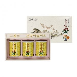 춘천잣농산,솔방울잣 백잣  140g×3캔,국산